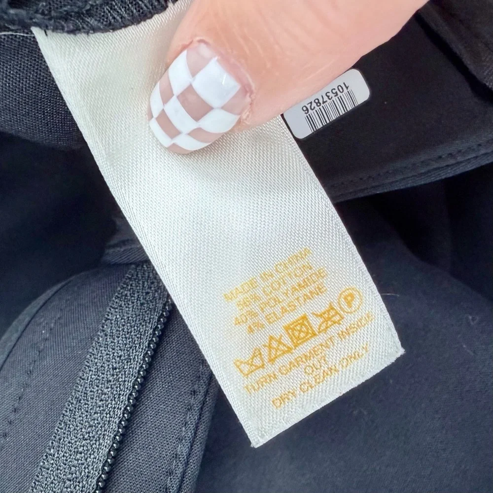 KATE SPADE Black Jackie Bow Stud Cropped Dress Pants 00